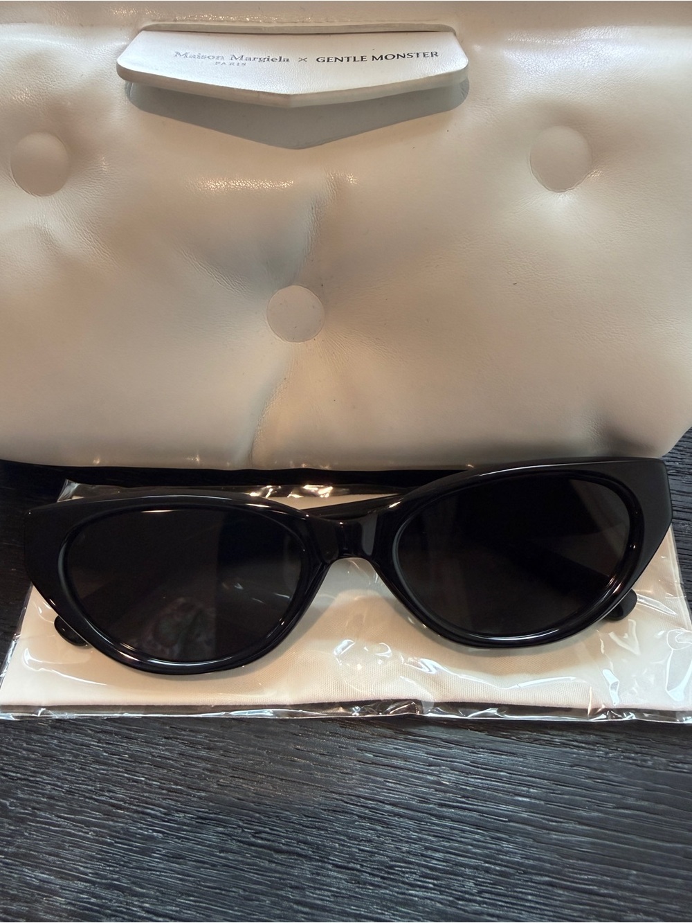 NWT Maison Margiela x Gentle Monster Sunglasses with White Stitch Accents